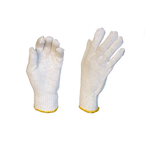Poly Cotton Knit Gloves, 300PRS/CTN