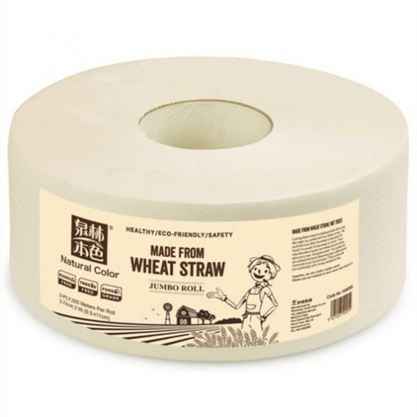 Wheat Straw Toilet Paper Jumbo Roll