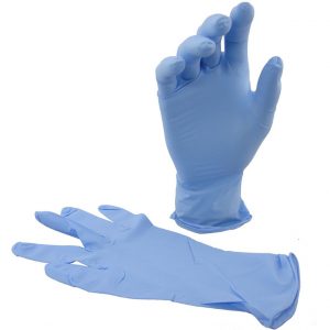 Nitrile-tec Vinyl Gloves Powder Free Blue