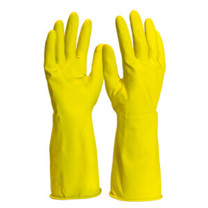 Silverlined Latex Gloves Powder Free - Yellow